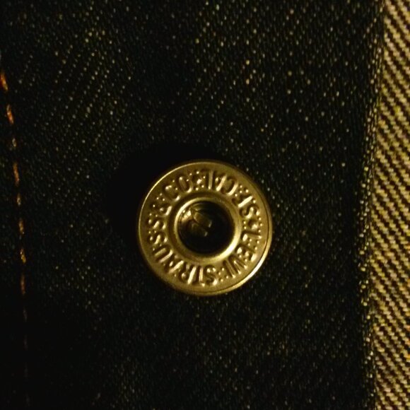 New Levi Strauss & Co Original Riveted Blue Denim Jacket Size L 70507-4809 - Picture 5 of 7